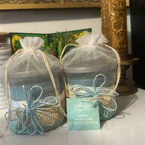 Yankee candle NWT gift set of 2 (12.5 oz candles) ocean breeze candle scent